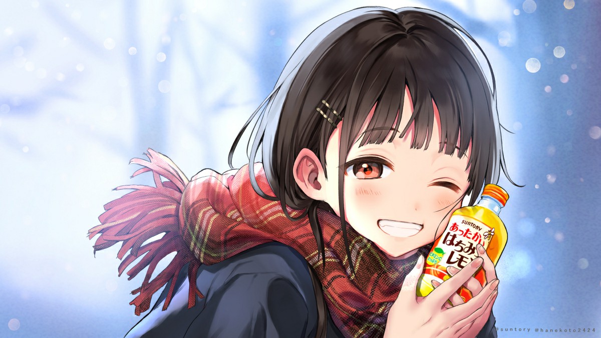 P站美图推荐-P站官网美图-围巾少女特别推荐
