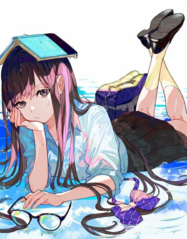 P站美图推荐-P站官网美图-白色小腿袜特别推荐