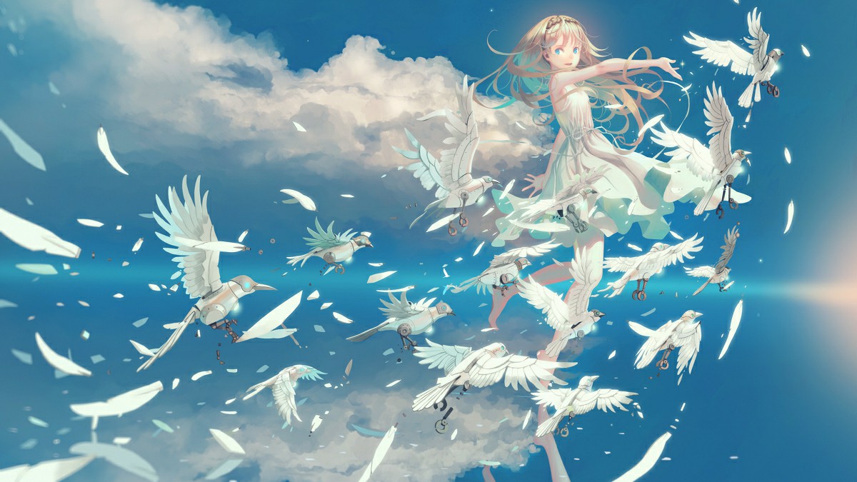 P站美图推荐-P站官网美图-青空与少女特别推荐