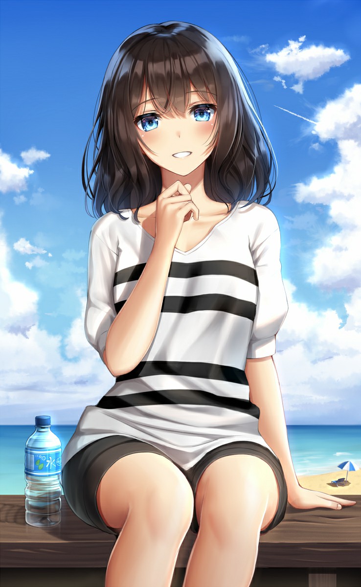 P站美图推荐-P站官网美图-青空与少女特别推荐