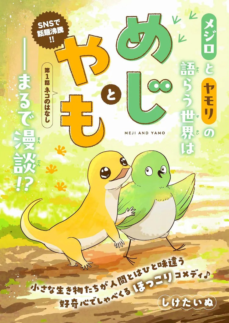 しけたいぬ新短篇漫画《めじとやも》开启连载